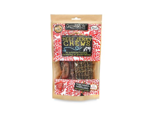 Green and Wild's Beef Jerky Chews, 100g