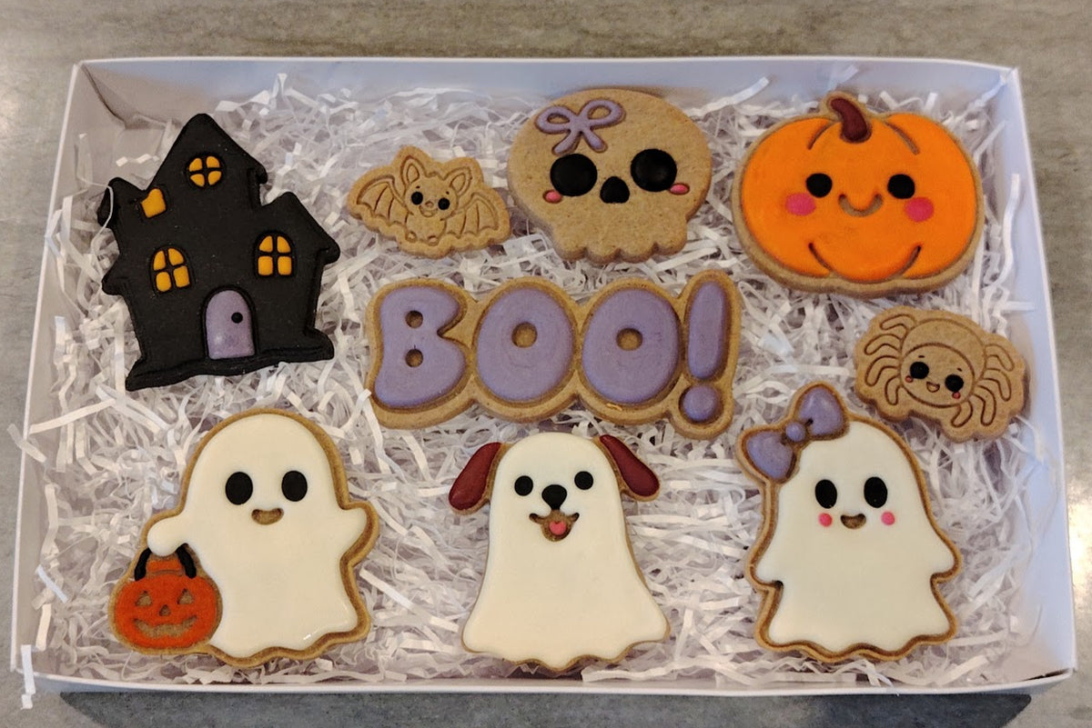 Large BOO! Handmade Grain Free Dog Biscuit Box