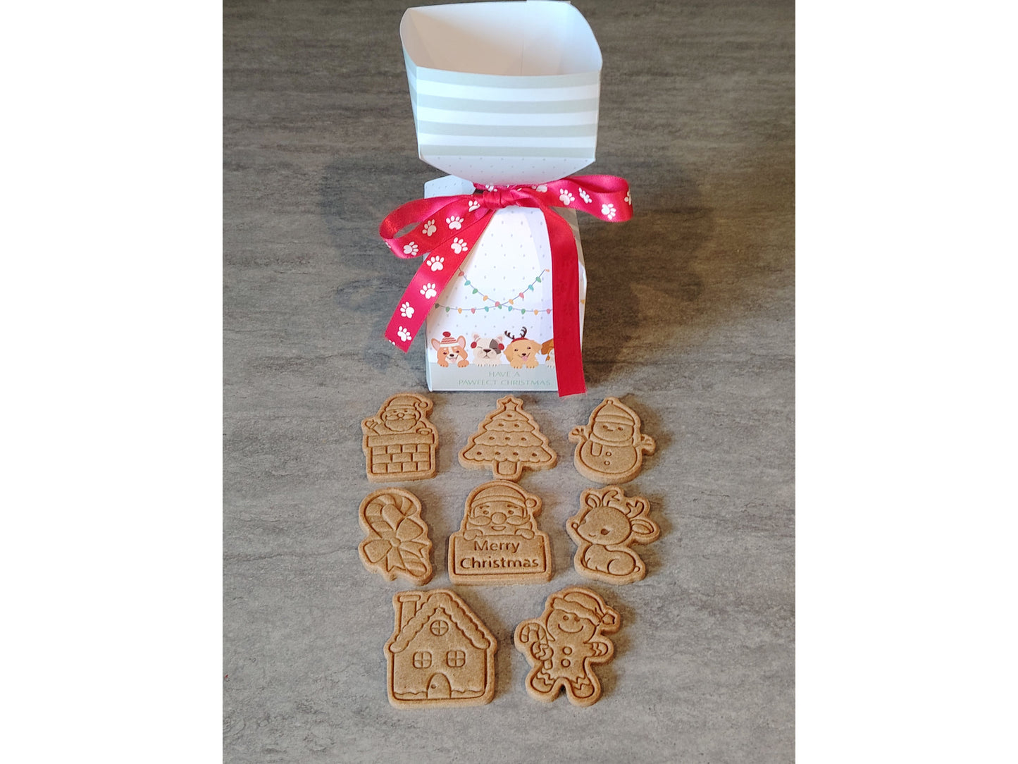 Treat Cracker with Handmade Festive Biscuits