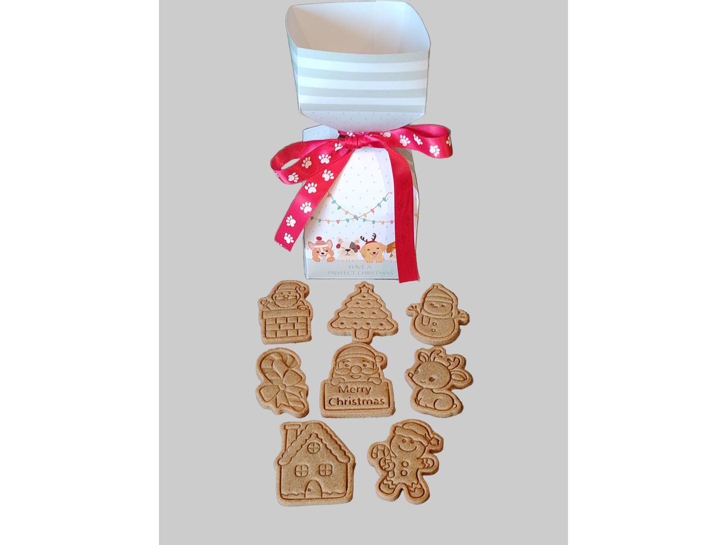 Treat Cracker with Handmade Festive Biscuits