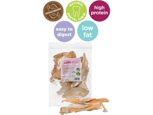 JR Pet Products Lamb Ears 100g Pack