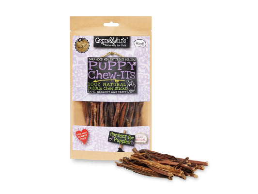 Green and Wild's Puppy Chew-its, 80g