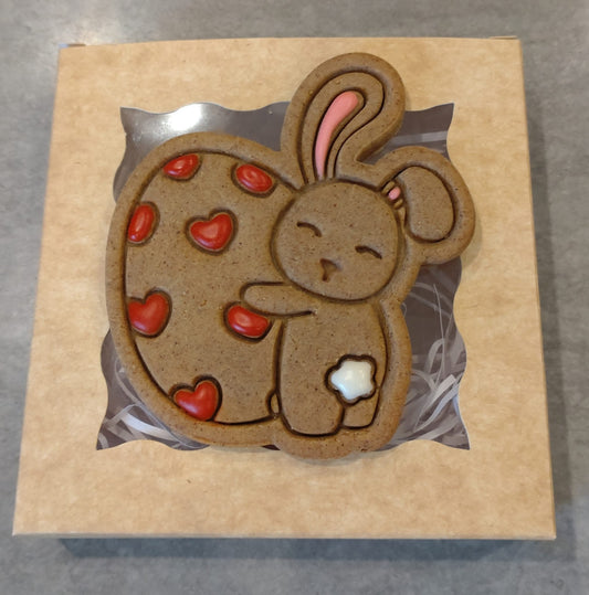 Large Easter Bunny Handmade Grain Free Dog Biscuit