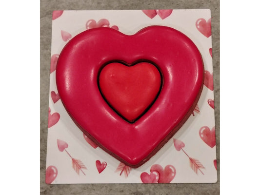 Large Heart Handmade Grain Free Dog Biscuit