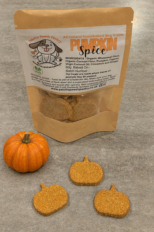 Limited Edition All Natural Pumpkin Spice Cookies 60g