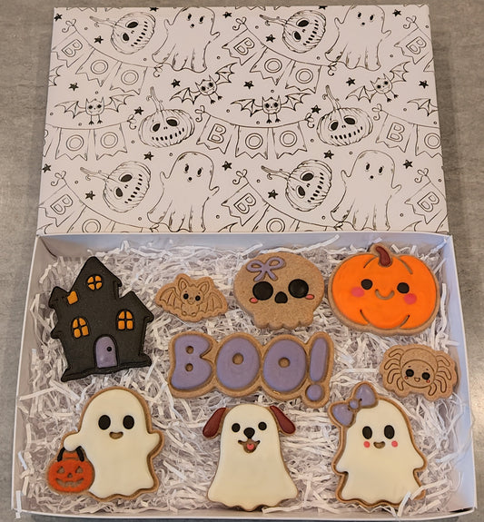 Large BOO! Handmade Grain Free Dog Biscuit Box