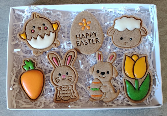 Medium Box of Easter Handmade Grain Free Mini Dog Biscuits